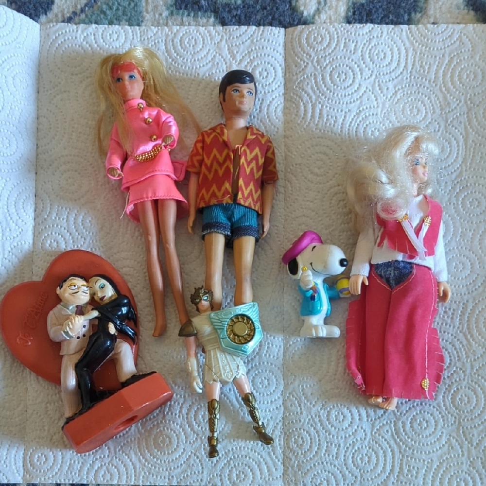 Colorful Retro Toy Lot